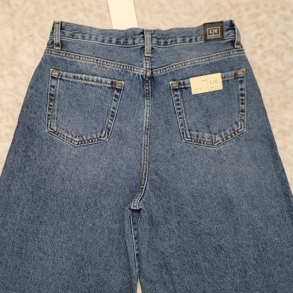 Current/Elliott Women's Wide Leg Crop Jeans Size 29 NWT Bromes Blue - Picture 7 of 16